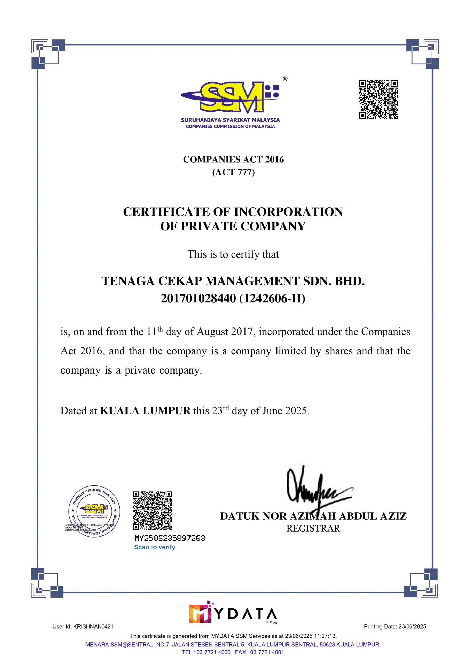 SSM – Companies Commission of Malaysia