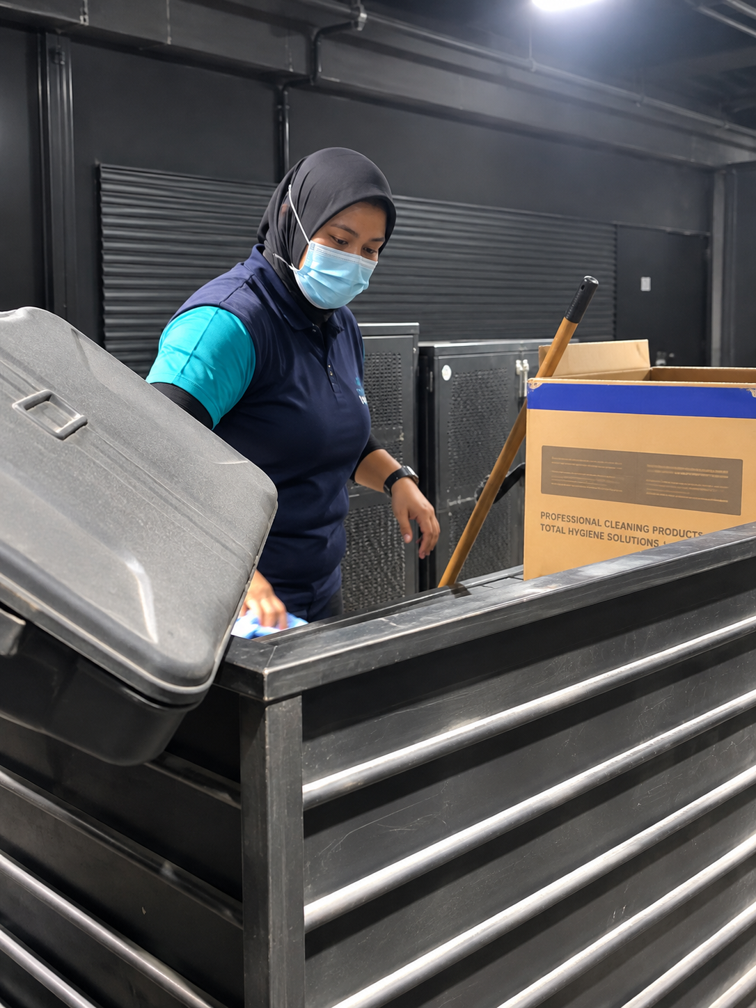 Professional cleaning team from a commercial cleaning company in Kuala Lumpur